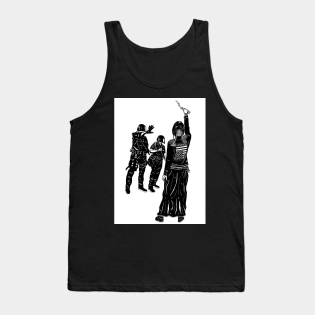 Indigenous Resistance Tank Top by Skidskunx